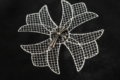 Chrome Hearts Horseshoe Cross Jacket - Black Street Embroidered Coat 8800